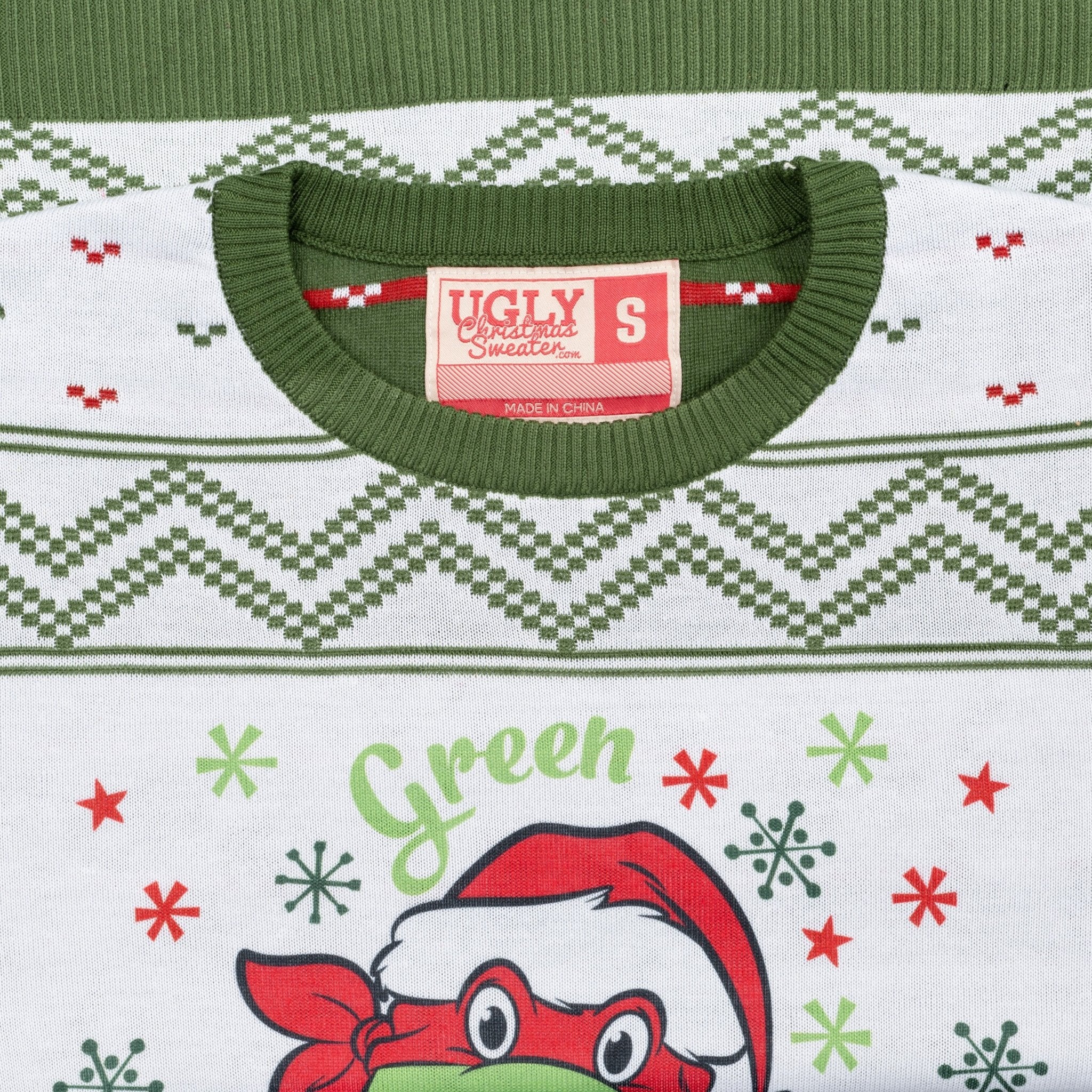 Green Greetings TMNT Christmas Sweater - TVStoreOnline
