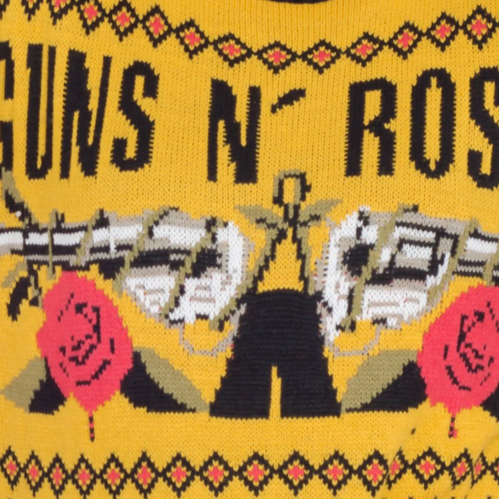 Guns N' Roses Logo Adult Unisex Ugly Christmas Sweater - TVStoreOnline