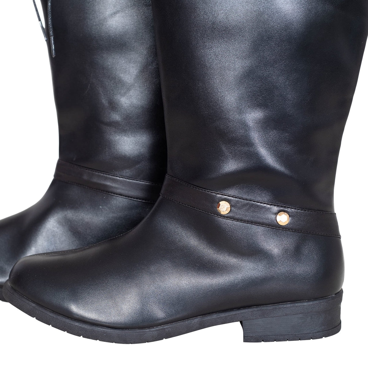 Halloween Cosplay Costume Unisex Black Pirate Swashbuckling Boots - TVStoreOnline