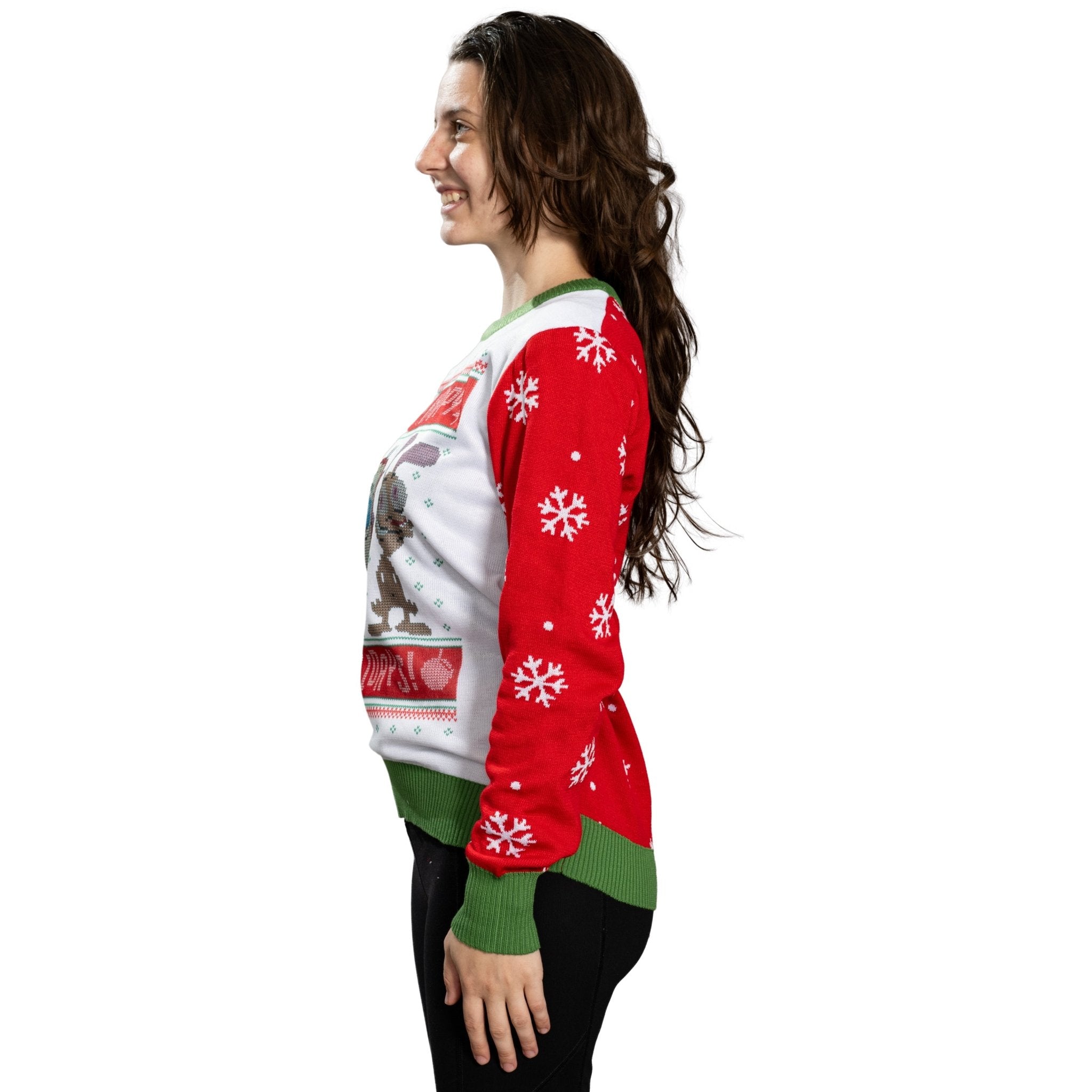 Happy Happy Holidays Ren & Stimpy Character Sweater - TVStoreOnline