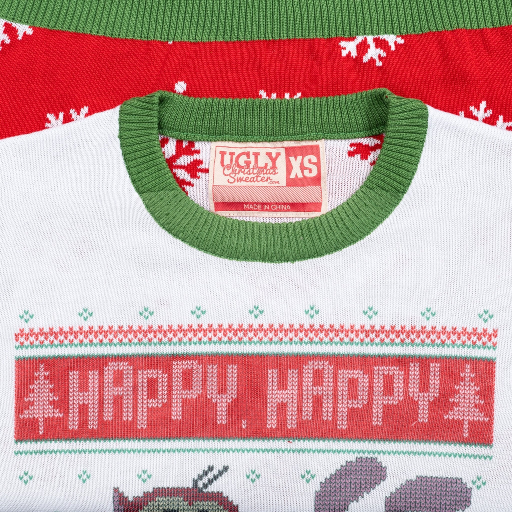 Happy Happy Holidays Ren & Stimpy Character Sweater - TVStoreOnline