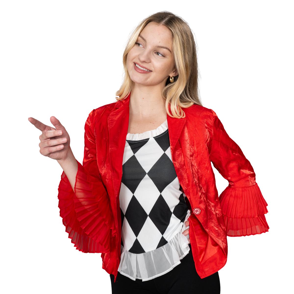 Harley Girl Super Villain Halloween Cosplay Jacket & Shirt Costume Set - TVStoreOnline