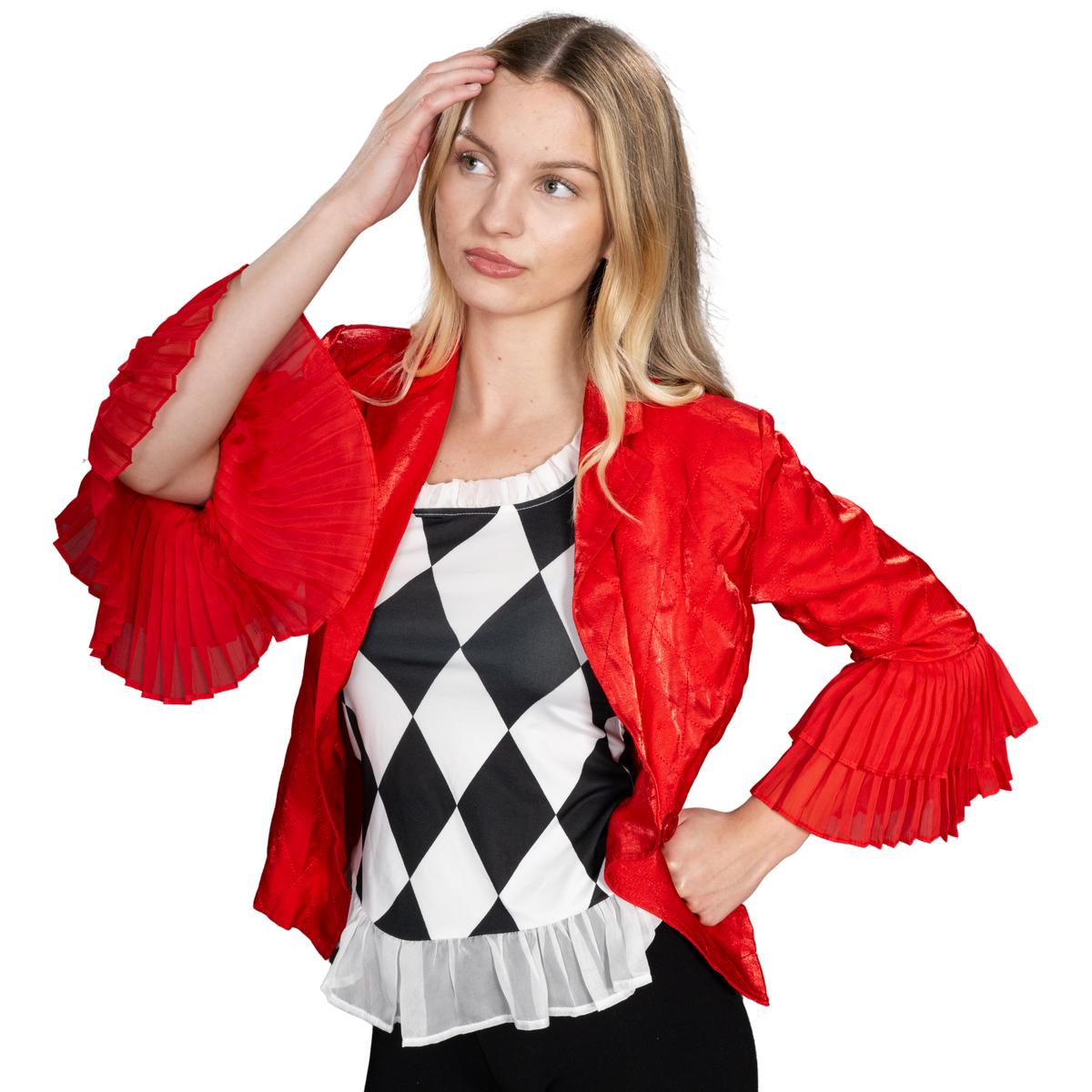 Harley Girl Super Villain Halloween Cosplay Jacket & Shirt Costume Set - TVStoreOnline