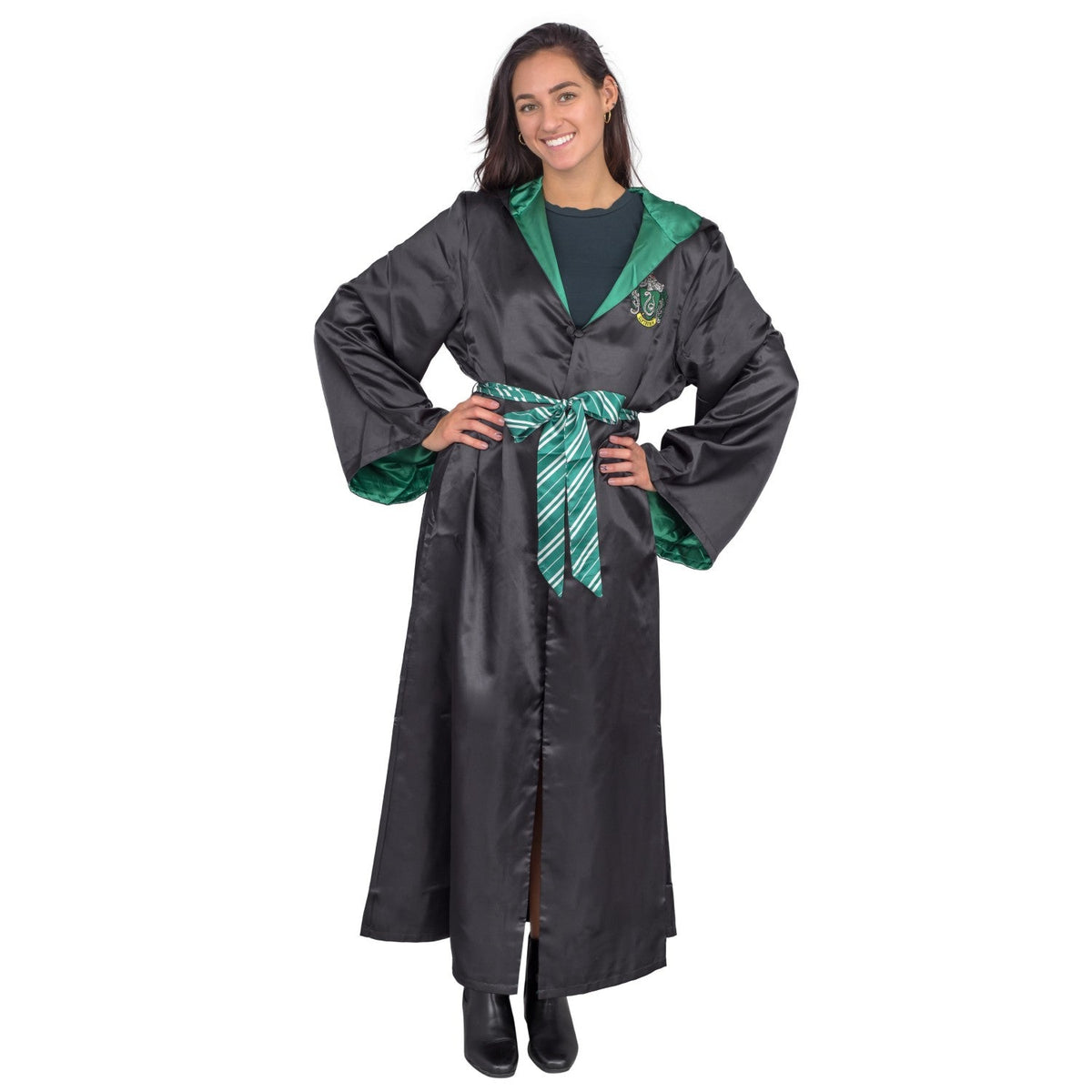 Harry Potter Slytherin Black Robe - TVStoreOnline