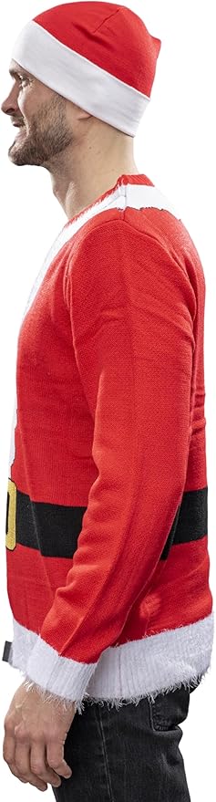I Am the Santa Claus Knitted Ugly Christmas Sweater - TVStoreOnline