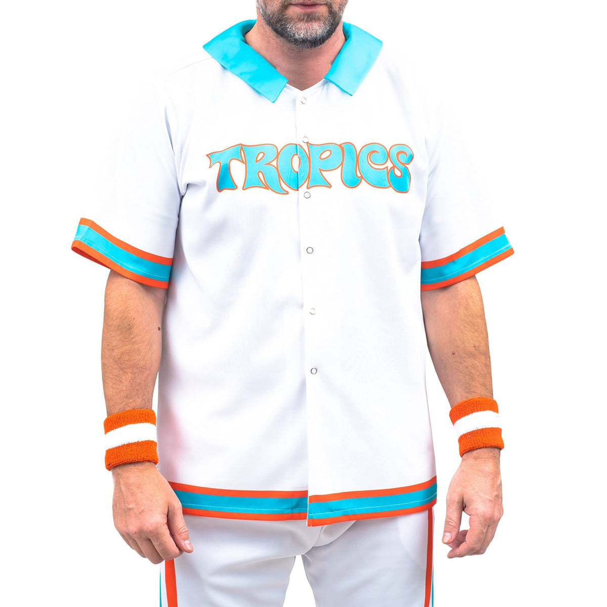 Jackie Moon Basketball Player Flint Tropics Deluxe Halloween Costume Warm Up Complete Set Cosplay - TVStoreOnline