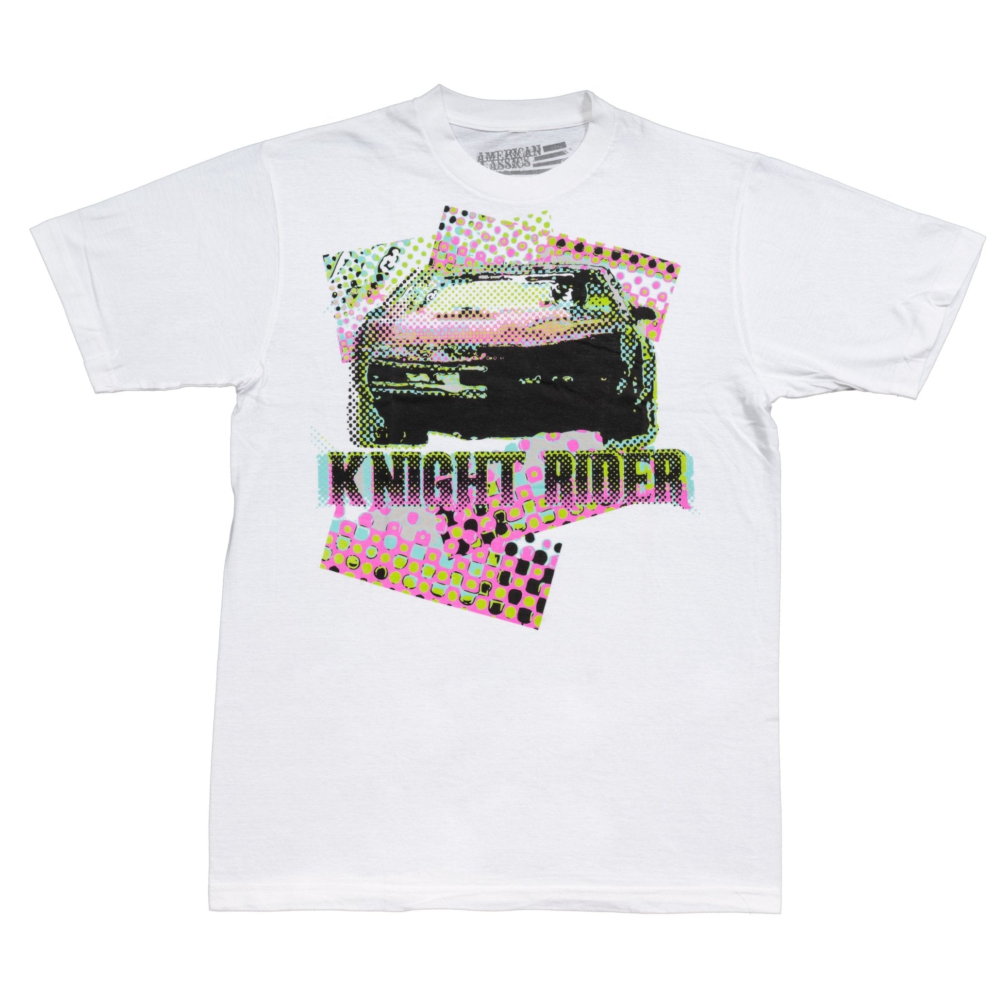 Knight Rider KITT Adult White T-Shirt - TVStoreOnline