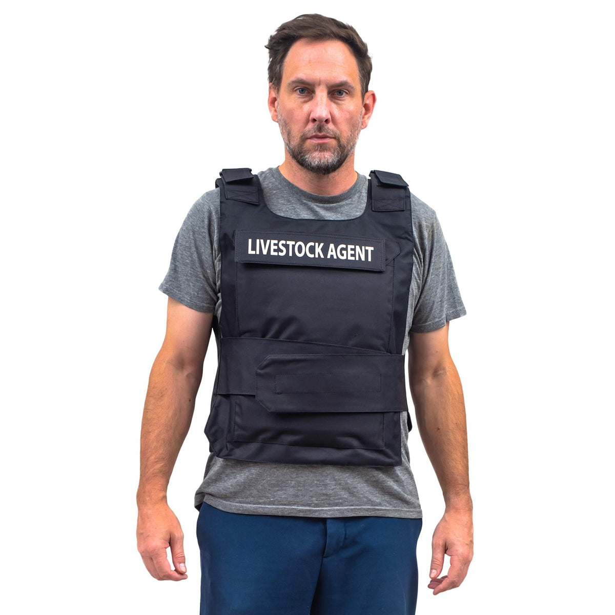 Livestock Agent Wyoming Police Vest Halloween Costume Cosplay - TVStoreOnline