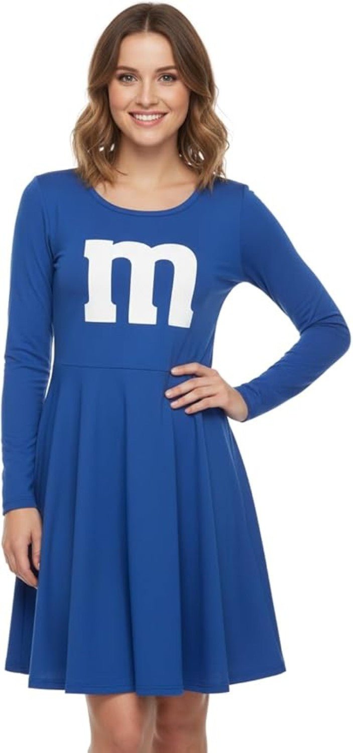 M Team Long Sleeve Women’s Halloween Cosplay Costume Dress (6 Colors) - TVStoreOnline