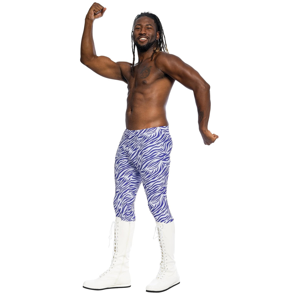 Macho Man Randy Savage Wrestler Madness Halloween Costume Cosplay Spandex Pants - TVStoreOnline