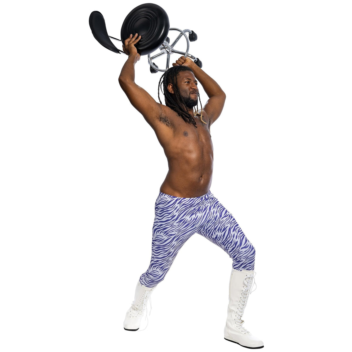 Macho Man Randy Savage Wrestler Madness Halloween Costume Cosplay Spandex Pants - TVStoreOnline