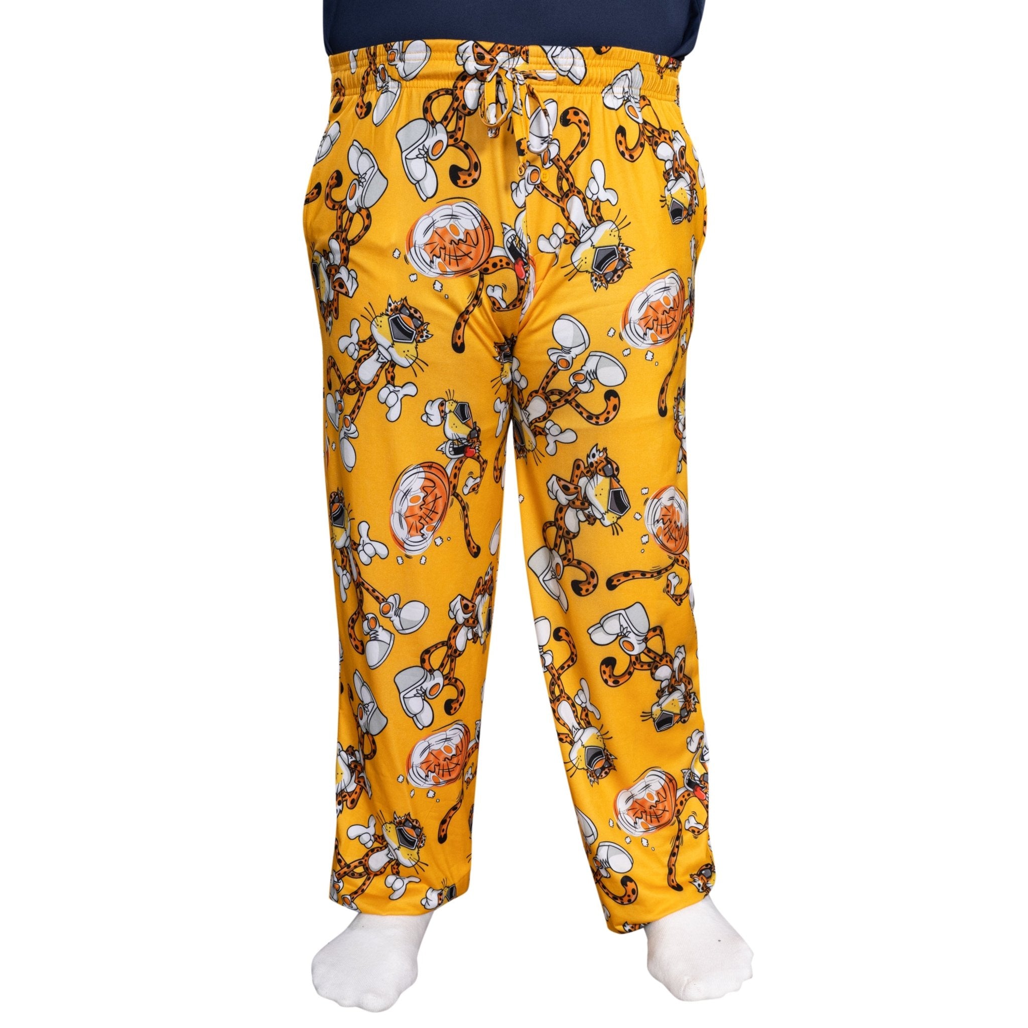 Mad Engine Chester Cheetos Lounge Pose Pajamas Officially Licensed Men's Lounge Pants - TVStoreOnline