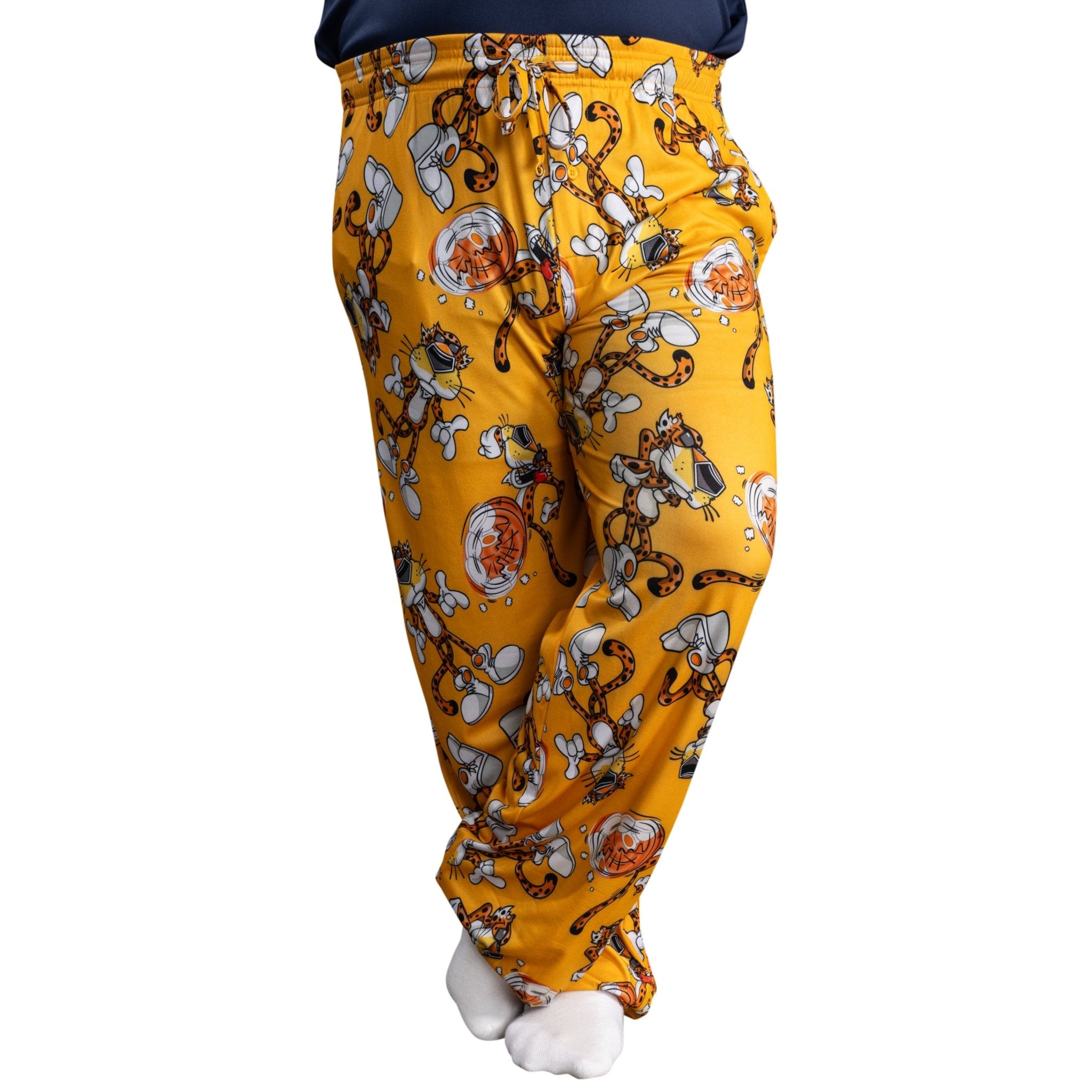 Mad Engine Chester Cheetos Lounge Pose Pajamas Officially Licensed Men's Lounge Pants - TVStoreOnline