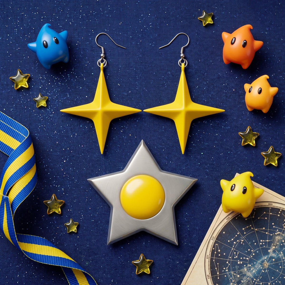 Mario Galaxy Replica Rosalina 3 PC Halloween Cosplay Costume Jewelry Set - TVStoreOnline