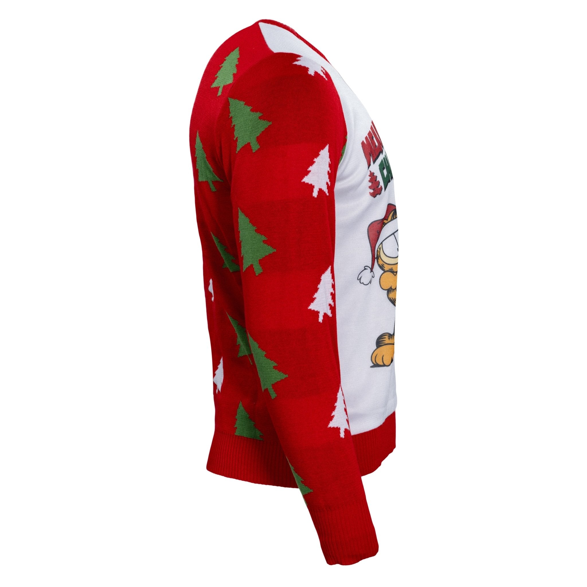 Merry Christmas Garfield Odie Xmas Tree Sweater - TVStoreOnline