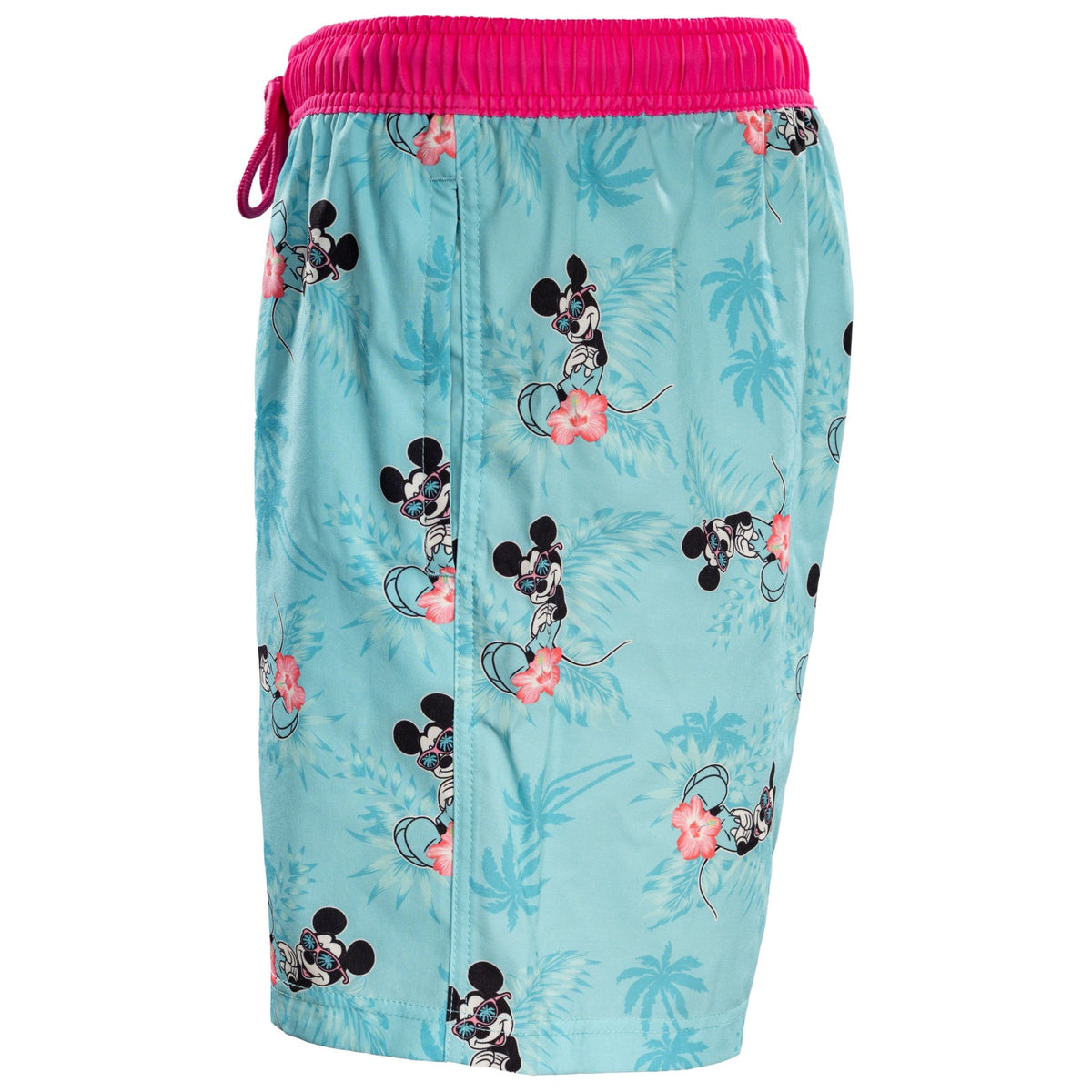Mickey Mouse Swim Shorts Hot Palms Turquoise - TVStoreOnline