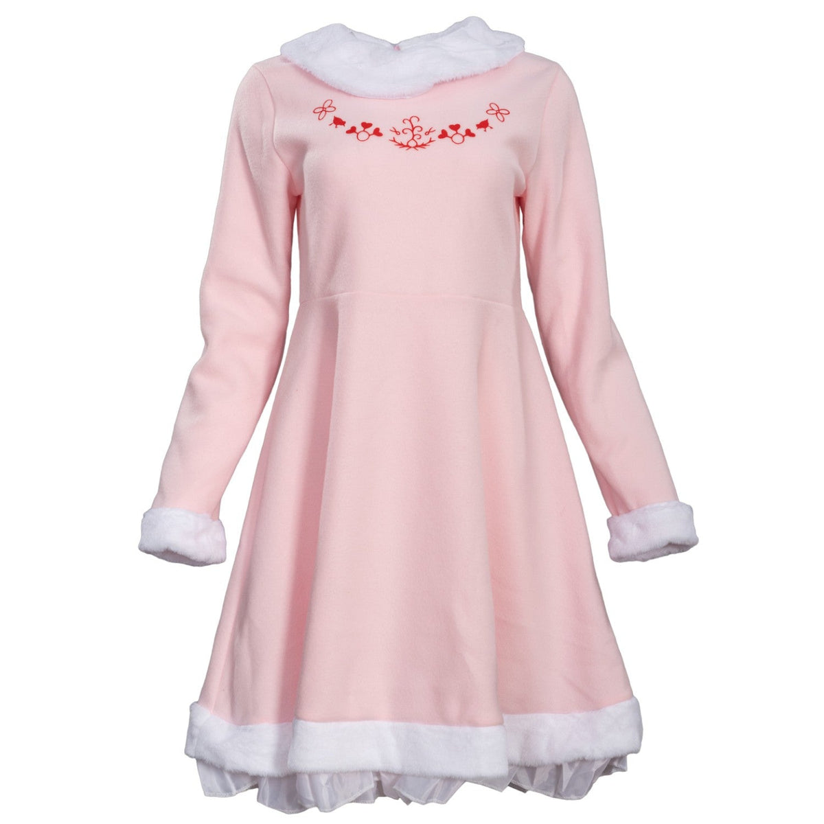 Mrs. Elf Pink Women's Deluxe Halloween Cosplay Costume Set - TVStoreOnline