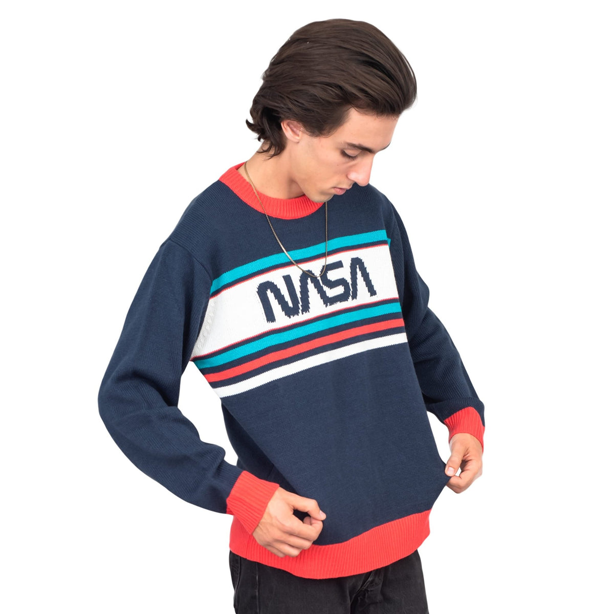 NASA Log 1980s Style Unisex Ugly Christmas Sweater - TVStoreOnline