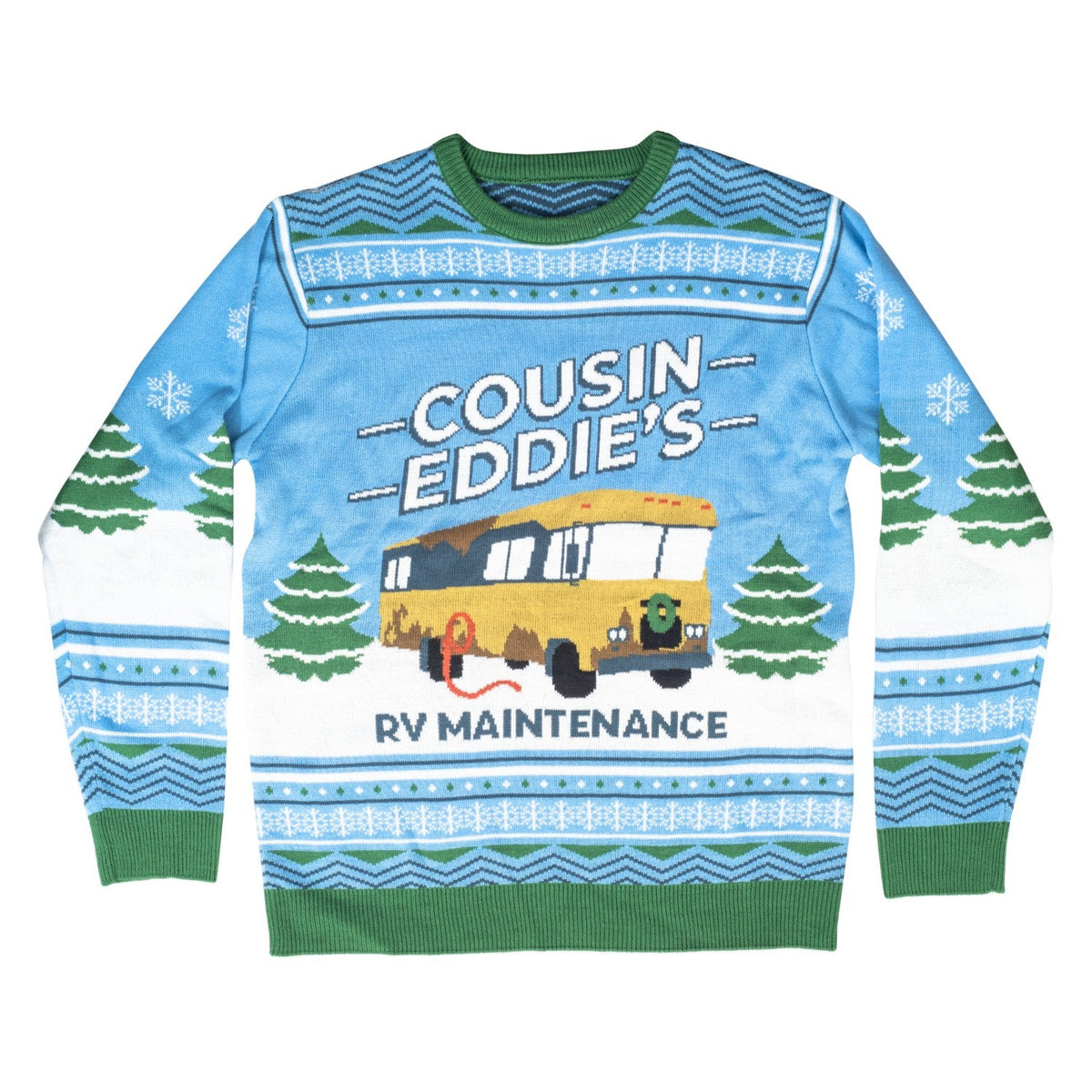 National Lampoon Christmas Vacation Blue Eddies Ugly Christmas Sweater - TVStoreOnline