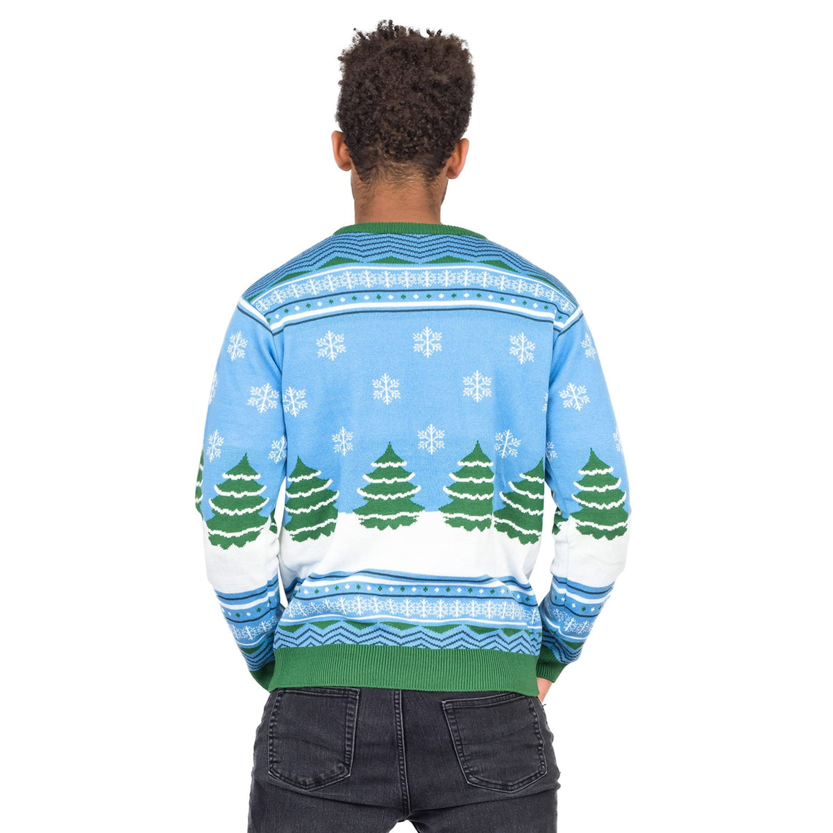 National Lampoon Christmas Vacation Blue Eddies Ugly Christmas Sweater - TVStoreOnline