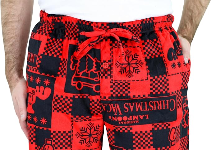 National Lampoon's Christmas Vacation Plaid Sleep Pants - TVStoreOnline