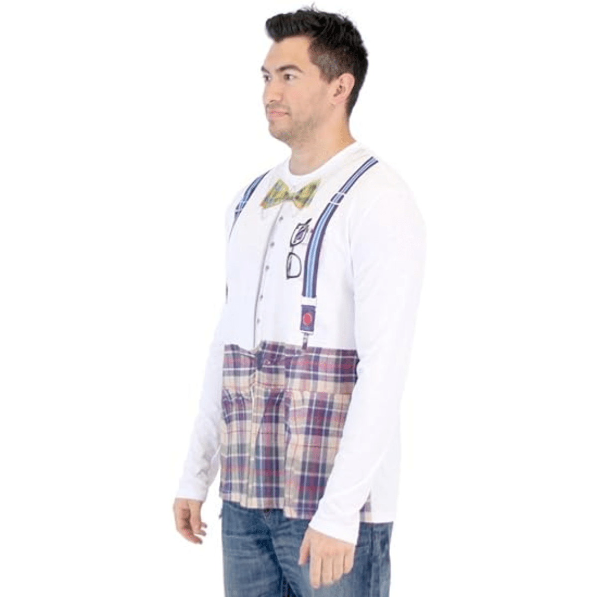 Nerd Long Sleeve Men's Costume T-Shirt - TVStoreOnline