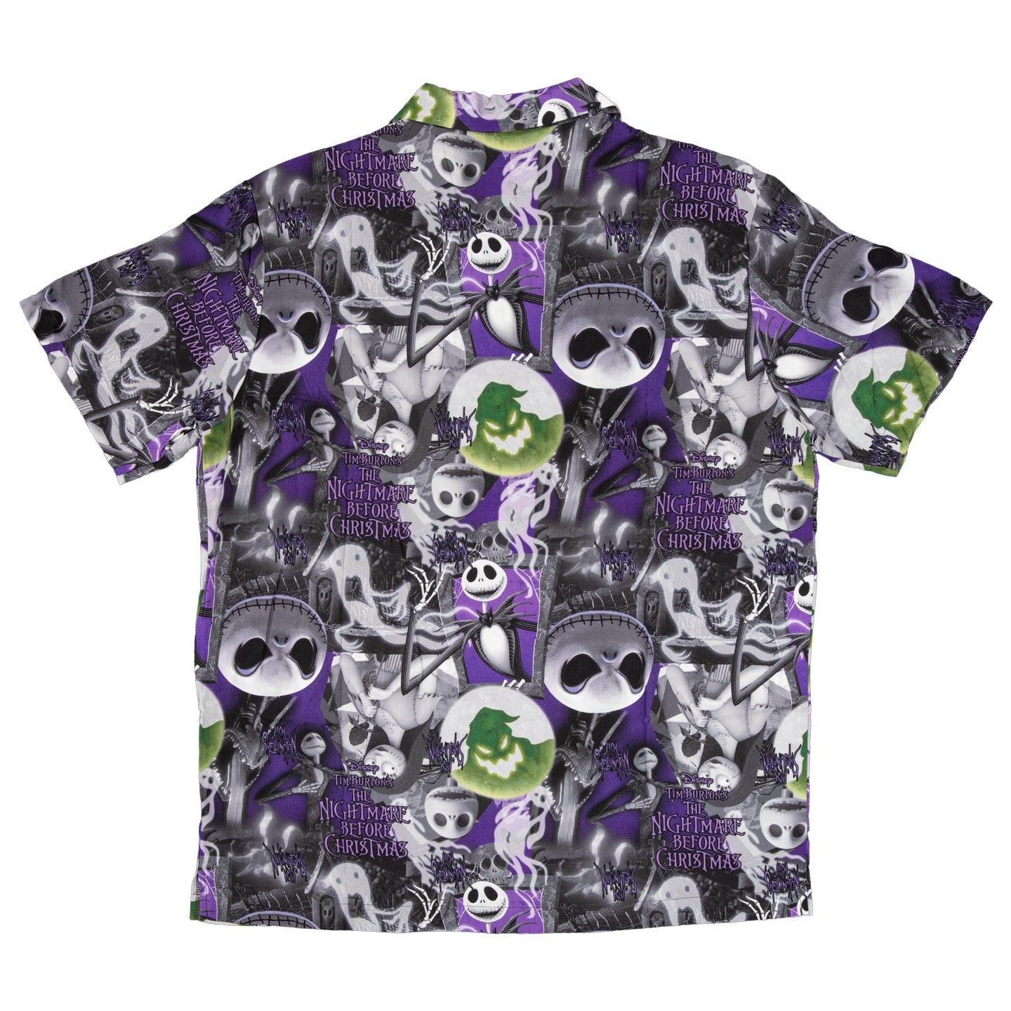 Nightmare Before Christmas Jack All Over Button Up Shirt - TVStoreOnline