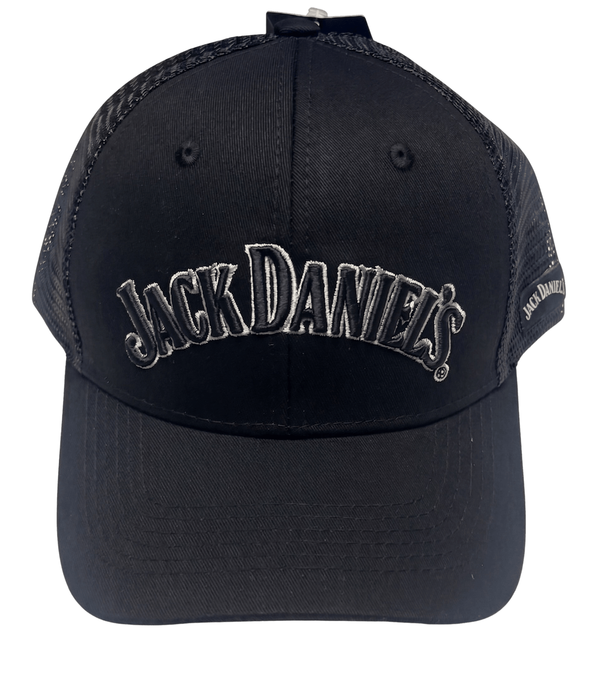 Official Jack Daniel's Black Arch Logo Adult Unisex Trucker Hat - TVStoreOnline
