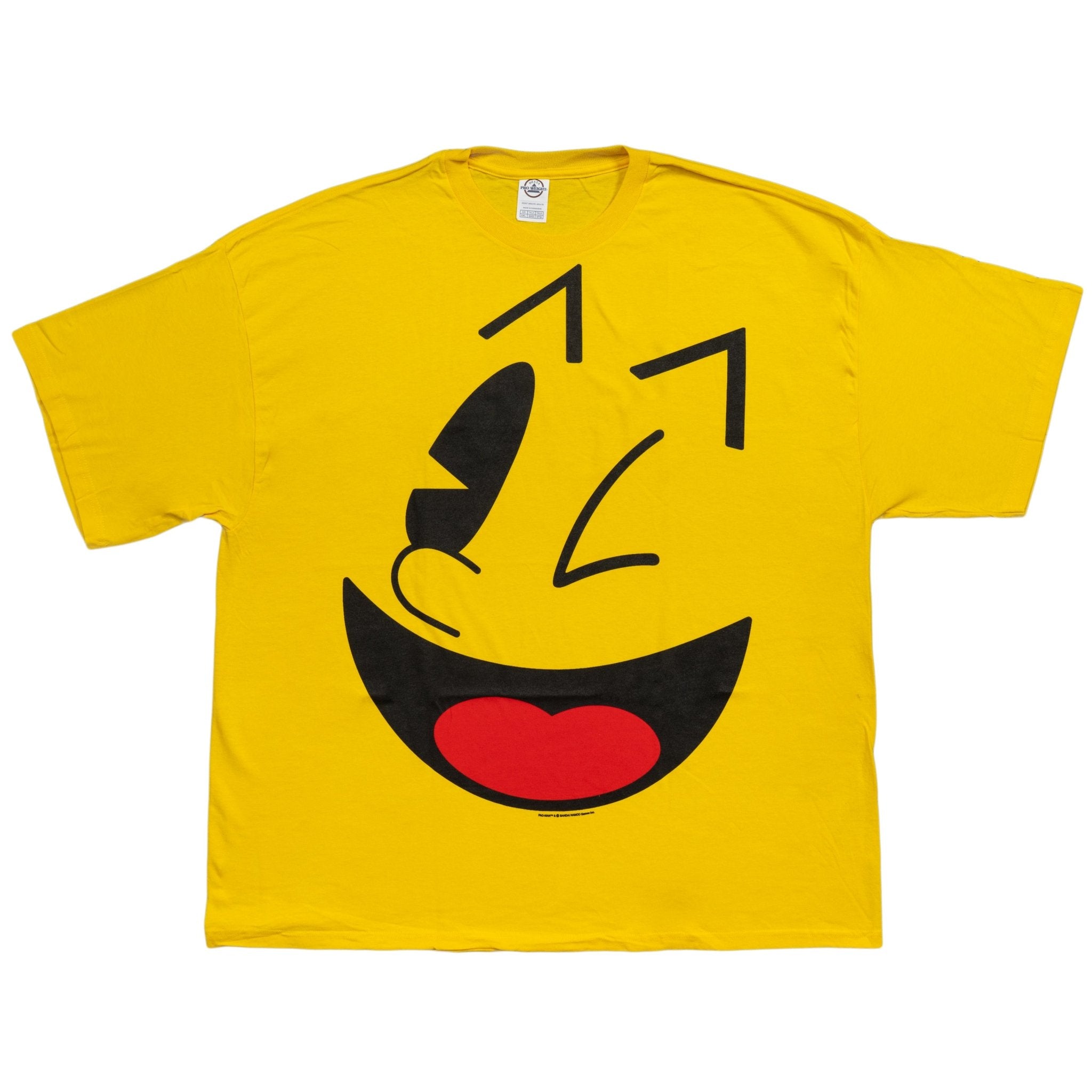 Pac-Man Big Face Yellow T-shirt - TVStoreOnline