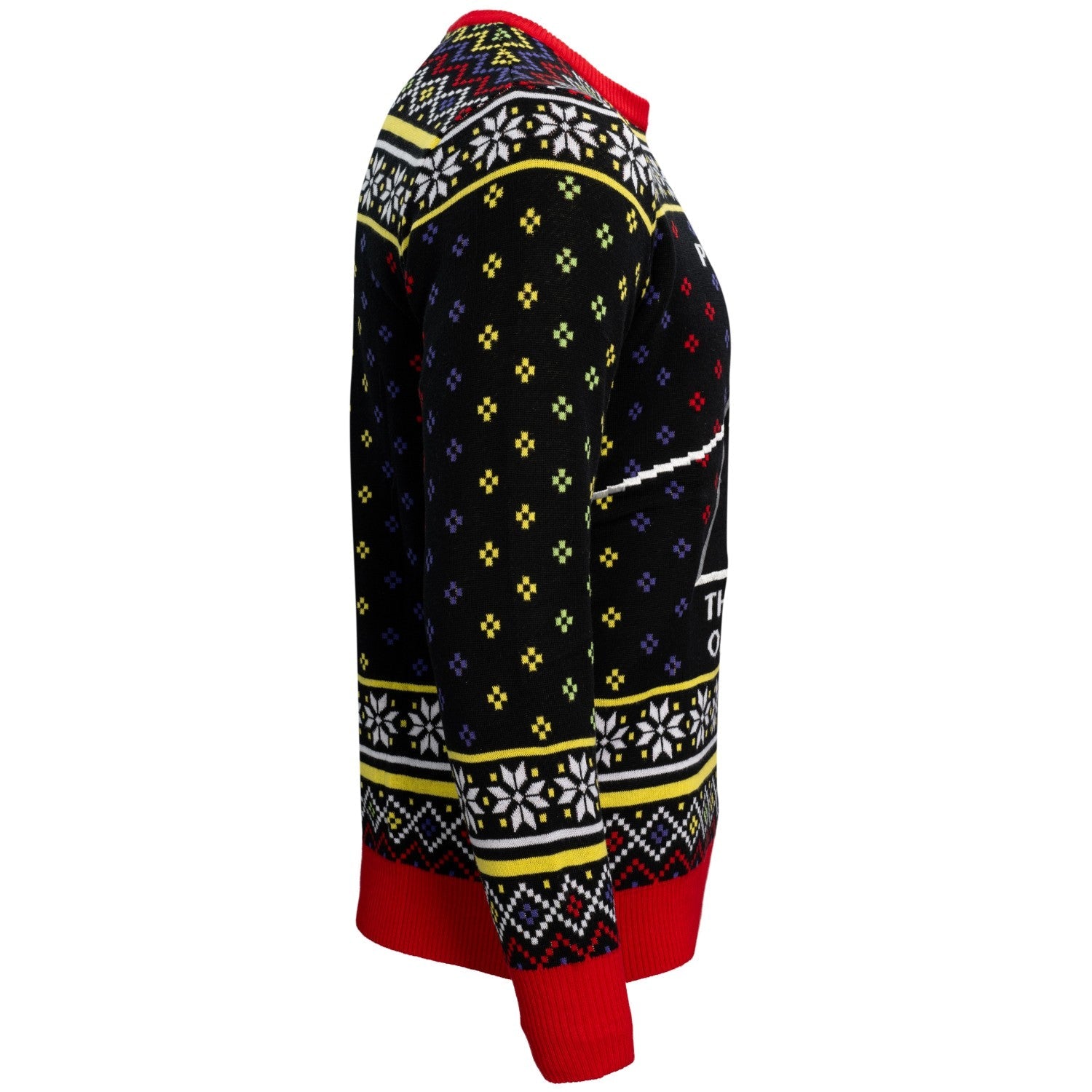Pink Floyd Dark Side of the Moon LP Cover Adult Unisex Ugly Christmas Sweater - TVStoreOnline