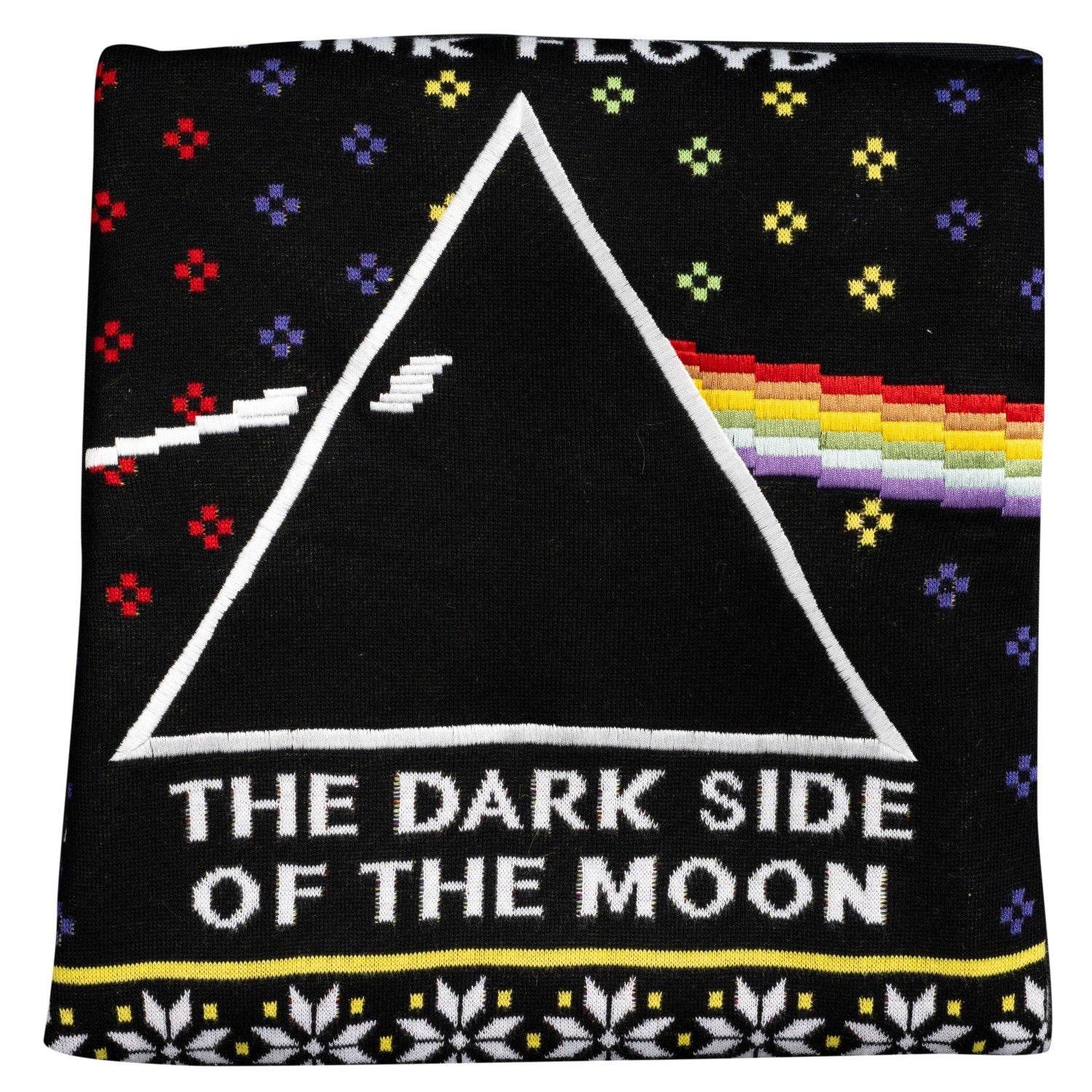Pink Floyd Dark Side of the Moon LP Cover Adult Unisex Ugly Christmas Sweater - TVStoreOnline