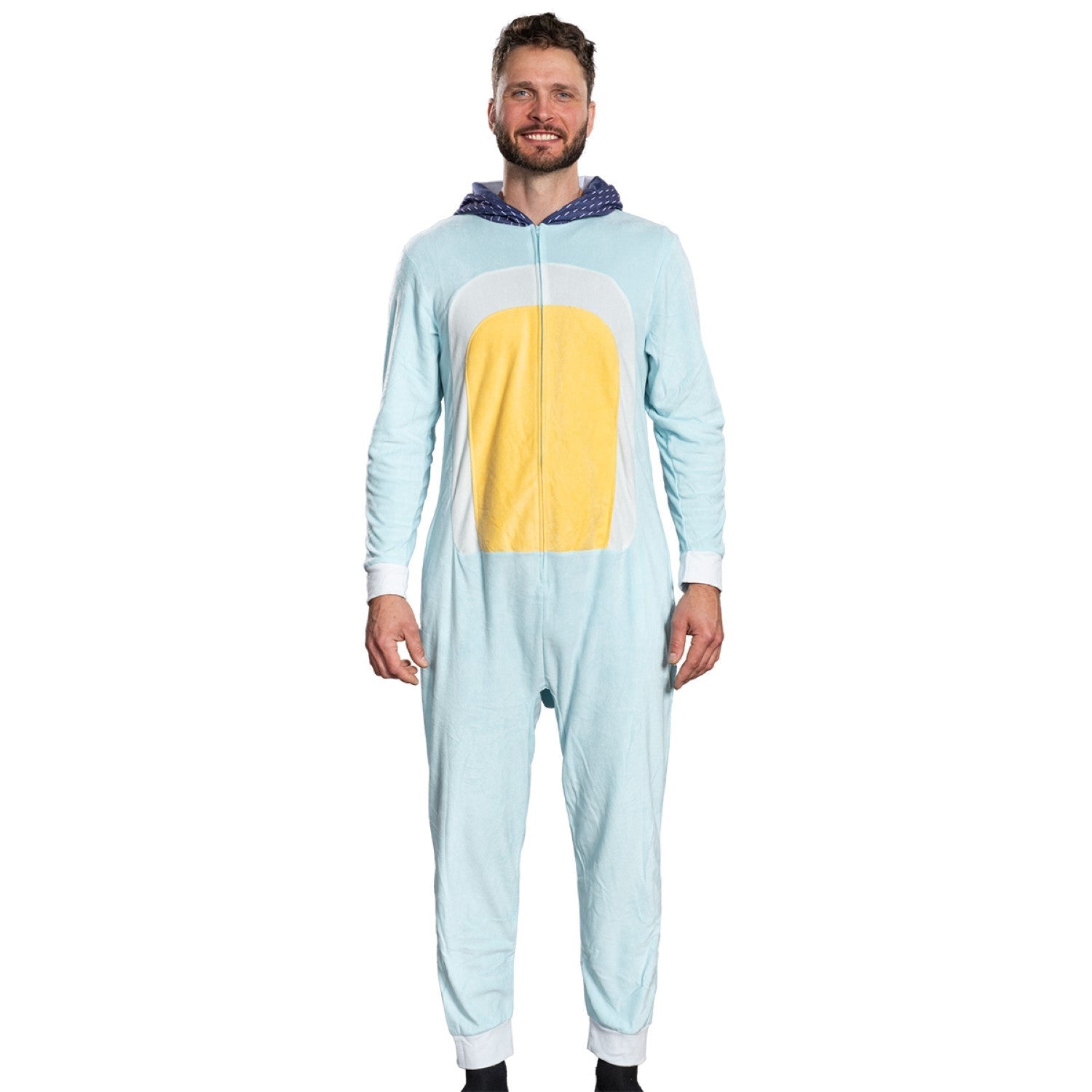 Playful Dog Unisex Halloween Costume Cosplay Zip Up Pajama Jumpsuit - TVStoreOnline