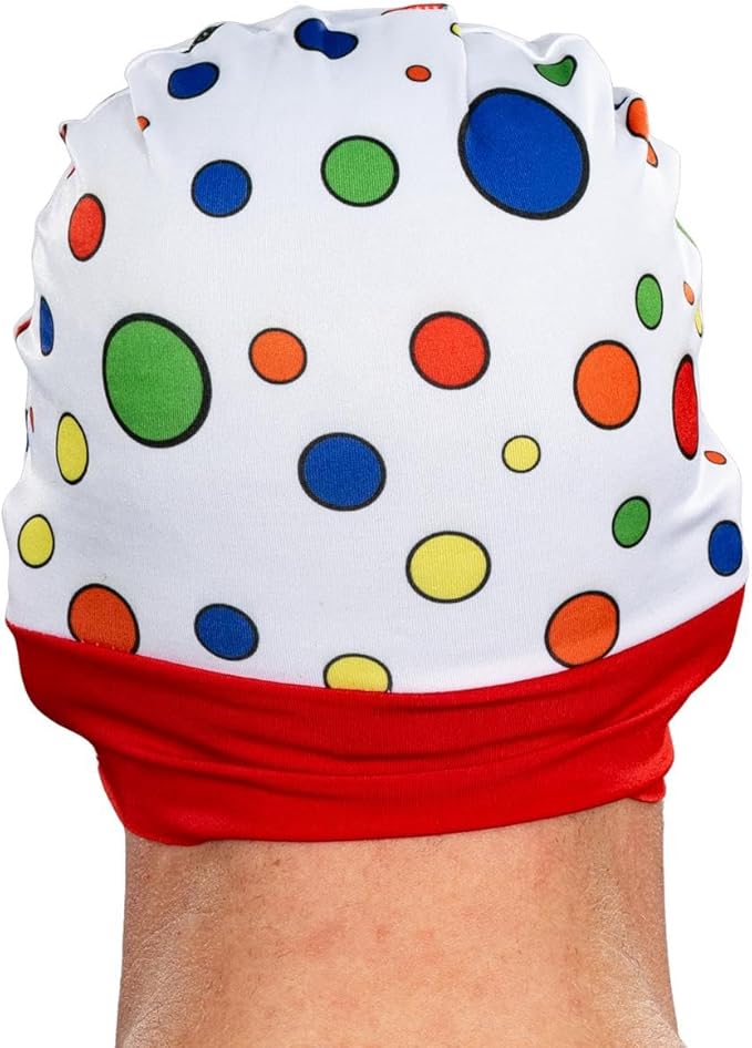 Polka-Dot Man Cosplay Halloween Cosplay Costume Jumpsuit and Mask Hat Set - TVStoreOnline