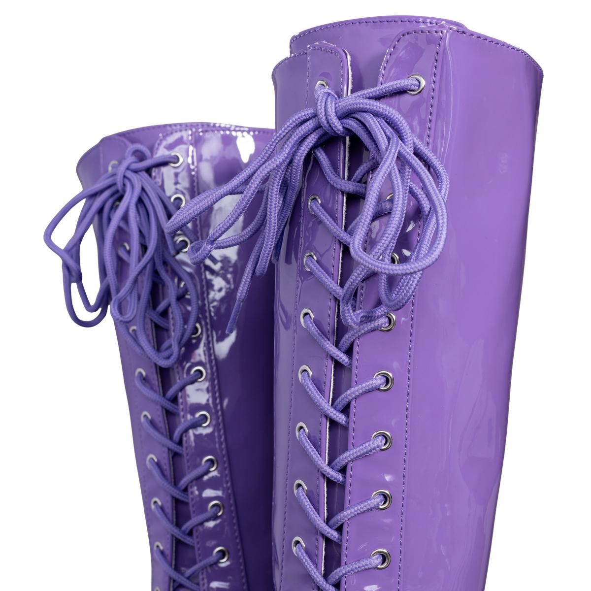 Pro Wrestler / Superhero Purple Halloween Cosplay Costume Boots - TVStoreOnline