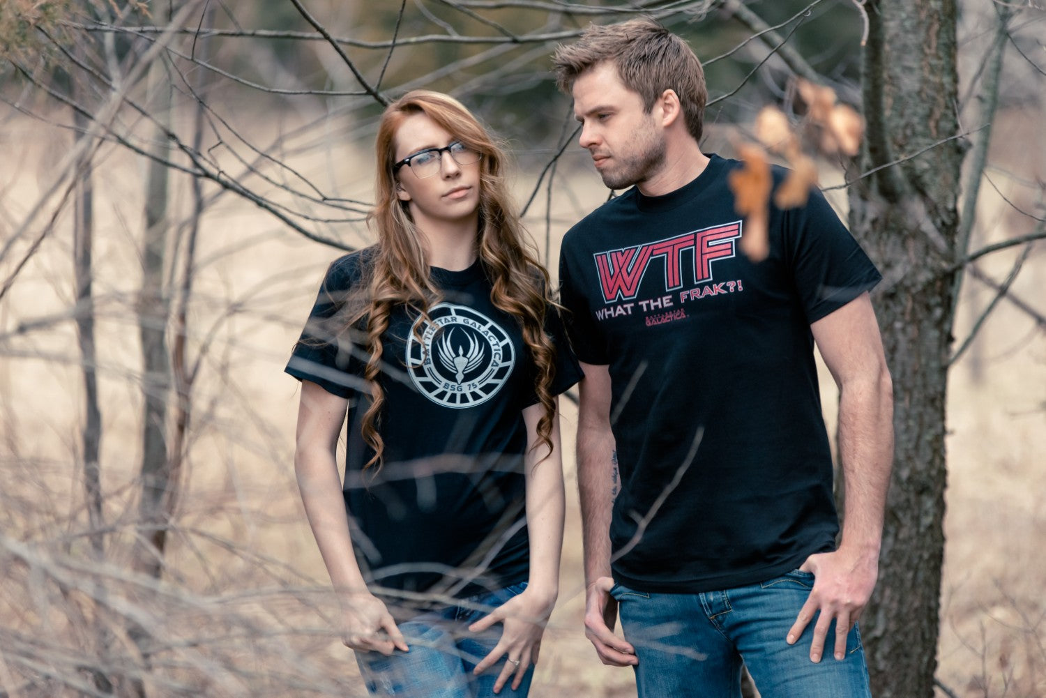 Red Logo What The Frack Adult T-Shirt