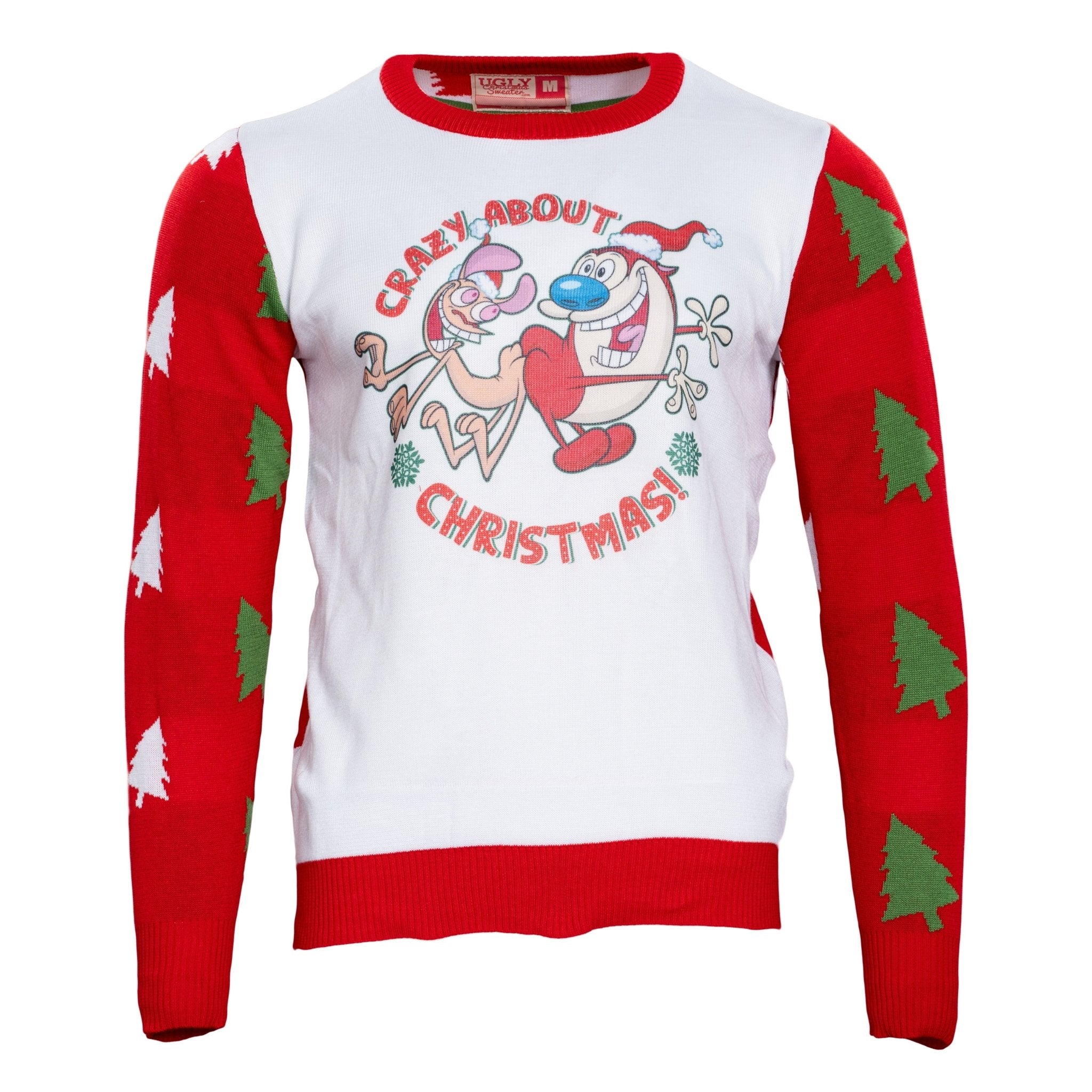 Ren & Stimpy | Crazy About Christmas Sweater - TVStoreOnline