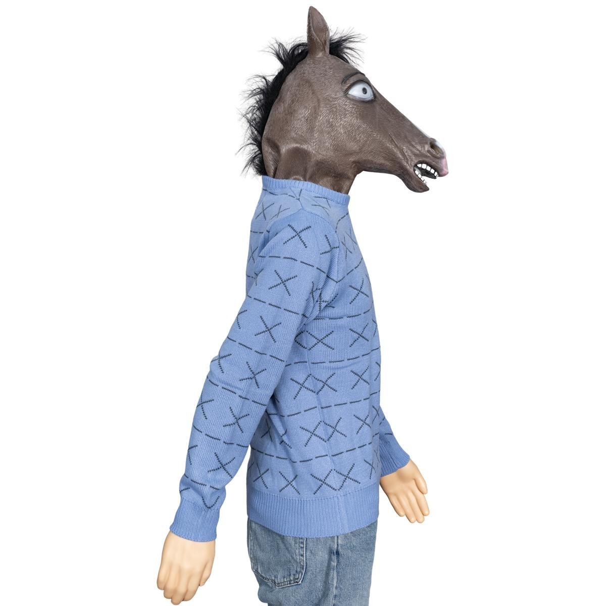 Replica Horse Man Sweater and Jack Halloween Costume Cosplay Mask - TVStoreOnline