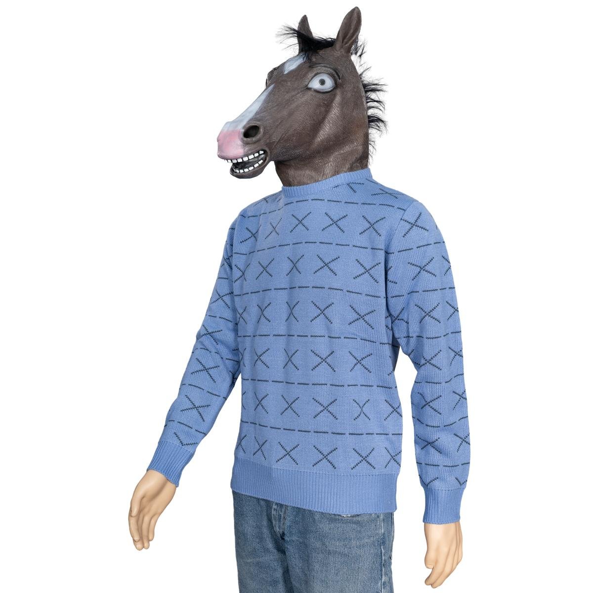 Replica Horse Man Sweater and Jack Halloween Costume Cosplay Mask - TVStoreOnline