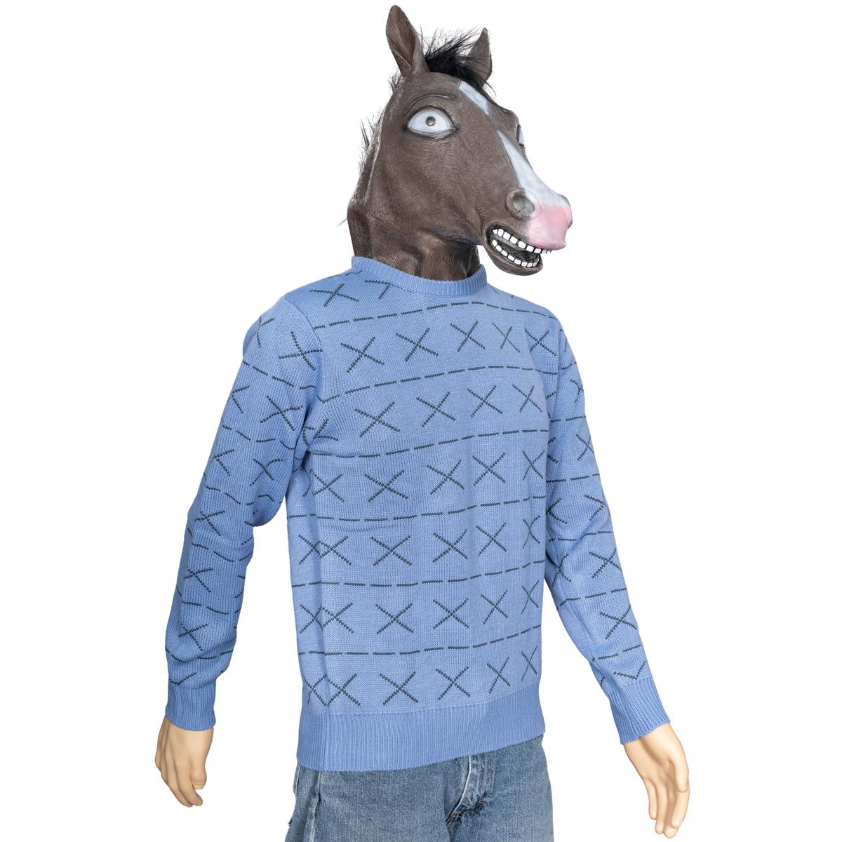 Replica Horse Man Sweater and Jack Halloween Costume Cosplay Mask - TVStoreOnline