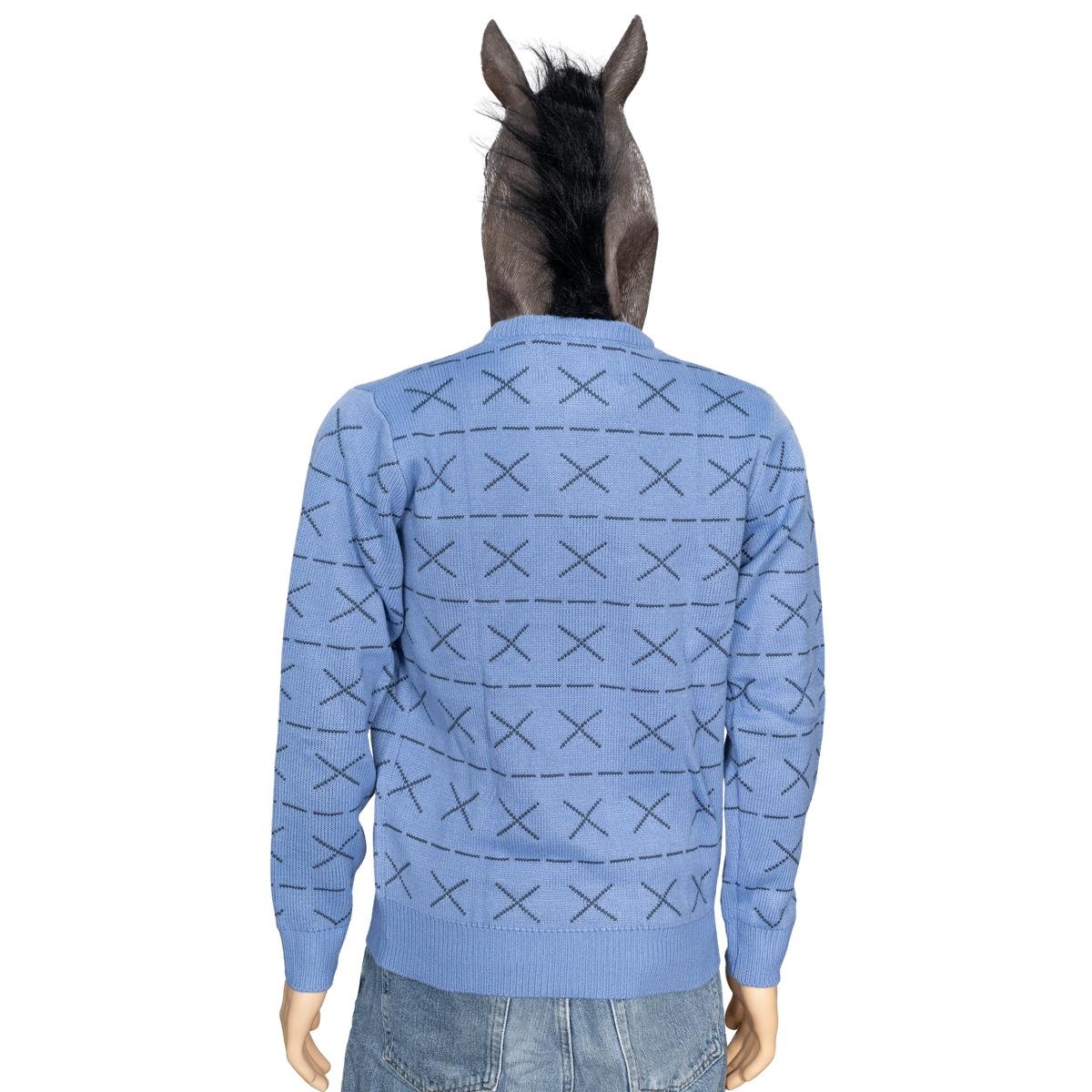 Replica Horse Man Sweater and Jack Halloween Costume Cosplay Mask - TVStoreOnline