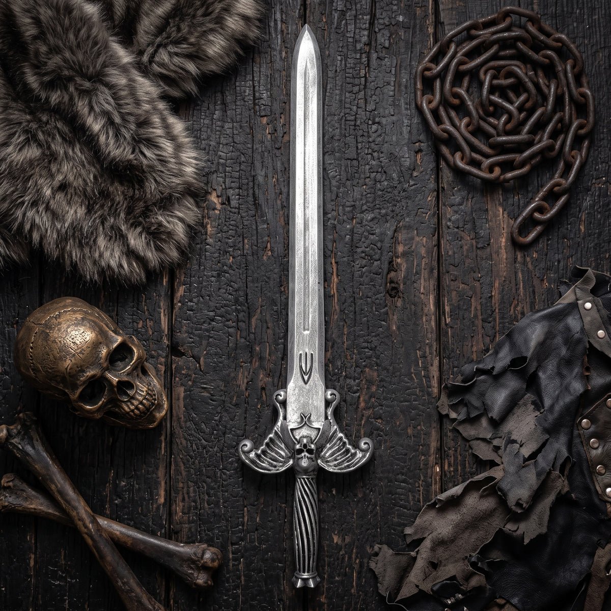 Replica Skeletor He-Man Masters of the Universe Halloween Cosplay Costume Sword - TVStoreOnline