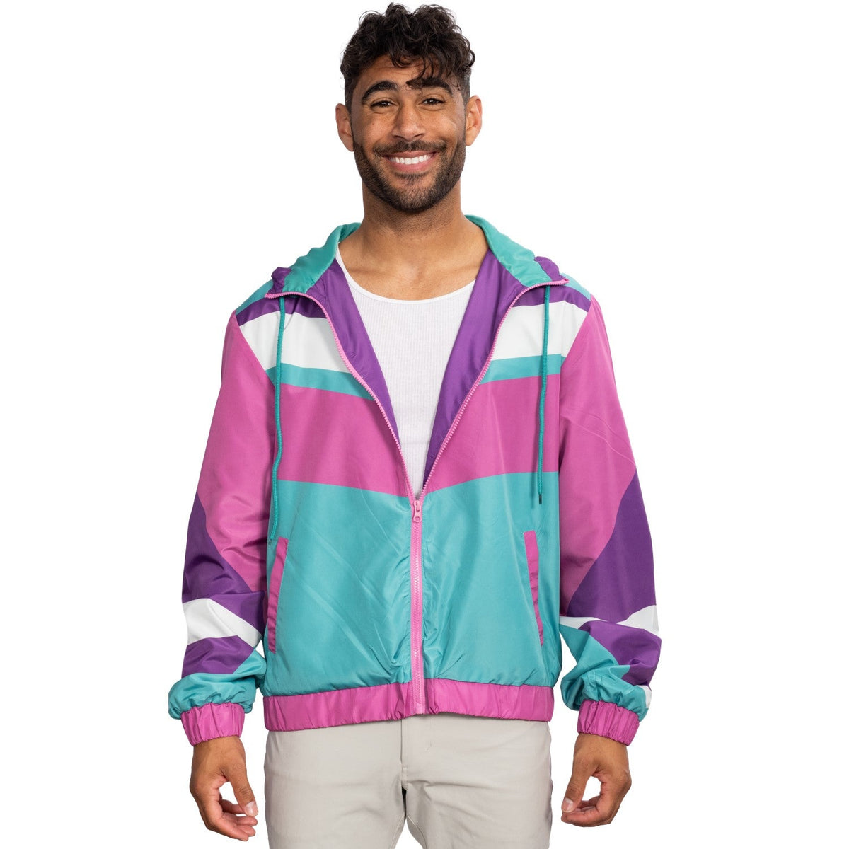 Retro Halloween Cosplay Windbreaker 1980s & 1990s Lightweight Jacket - TVStoreOnline