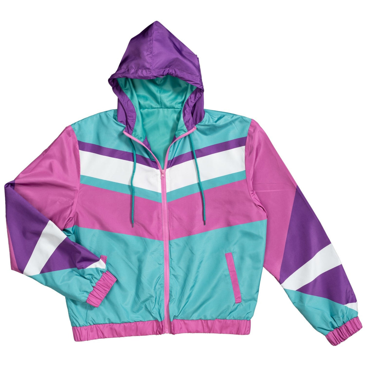 Retro Halloween Cosplay Windbreaker 1980s & 1990s Lightweight Jacket - TVStoreOnline