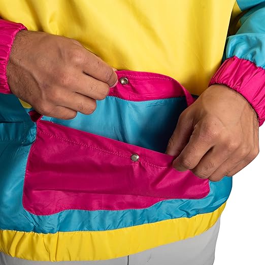 Retro Windbreaker Jacket Lightweight Design 1 - TVStoreOnline