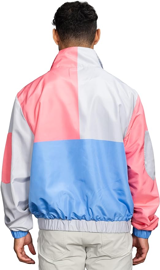 Retro Windbreaker Jacket Lightweight Design 3 - TVStoreOnline
