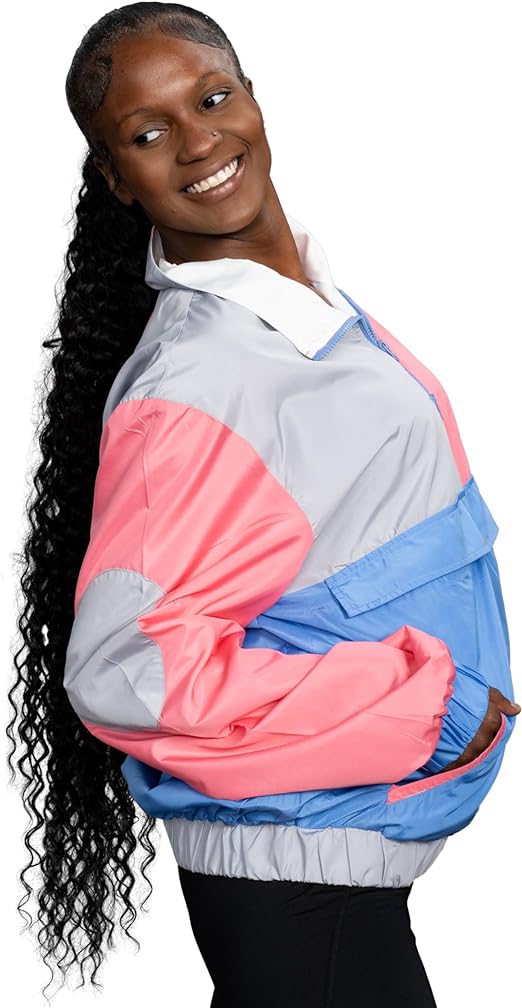 Retro Windbreaker Jacket Lightweight Design 3 - TVStoreOnline