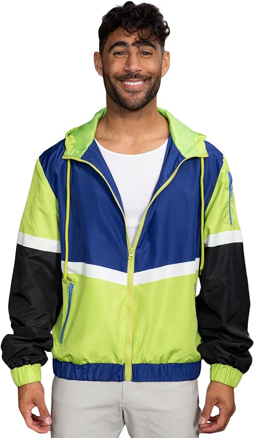 Retro Windbreaker Jacket Lightweight Design 5 - TVStoreOnline