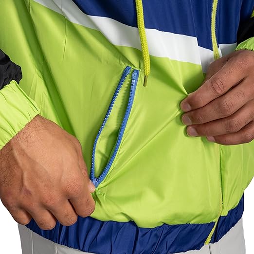 Retro Windbreaker Jacket Lightweight Design 5 - TVStoreOnline