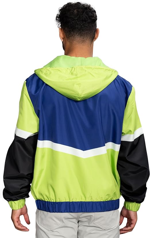 Retro Windbreaker Jacket Lightweight Design 5 - TVStoreOnline