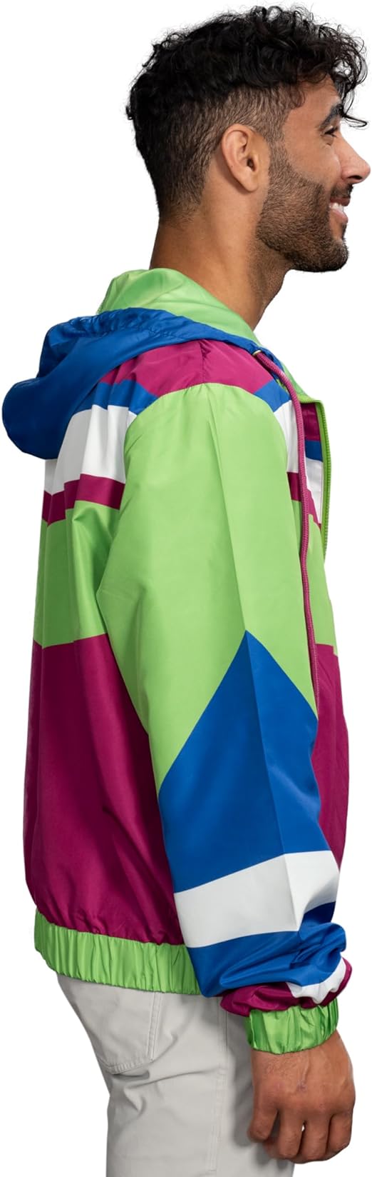 Retro Windbreaker Jacket Lightweight Design 8 - TVStoreOnline